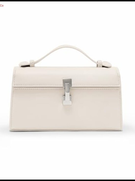 Handbags - Vegan Leather Clutch Crossbody Bag Top Handle Evening Purse